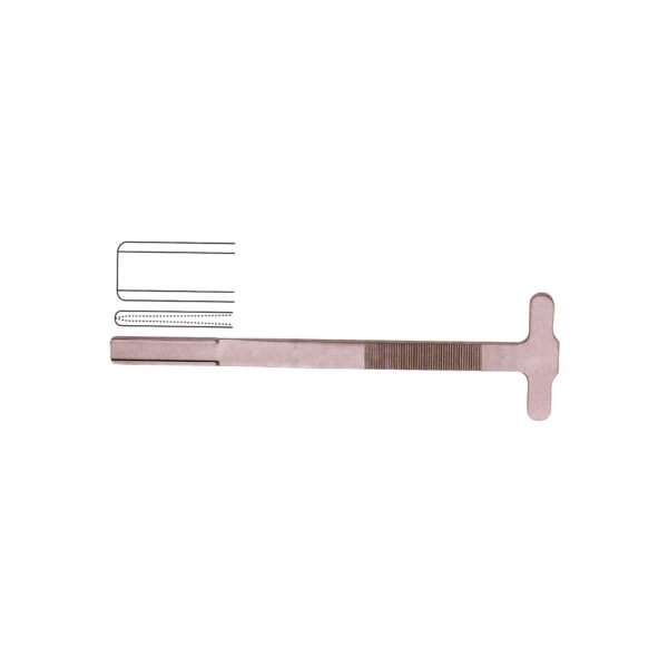 Rubin Edged Bone Chisel, T-Shaped