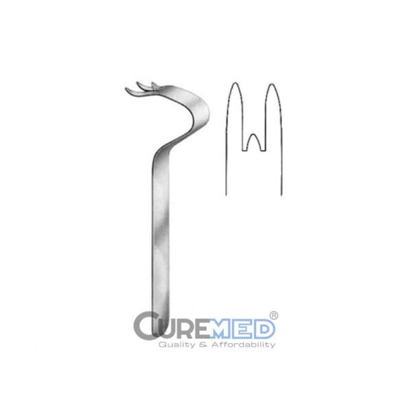 Obwegeser Chin Retractor, Stainless Steel 16cm