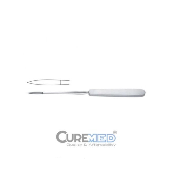 Halle Brain Knife, 20cm "8 Inches, Flat Handle, Stainless Steel