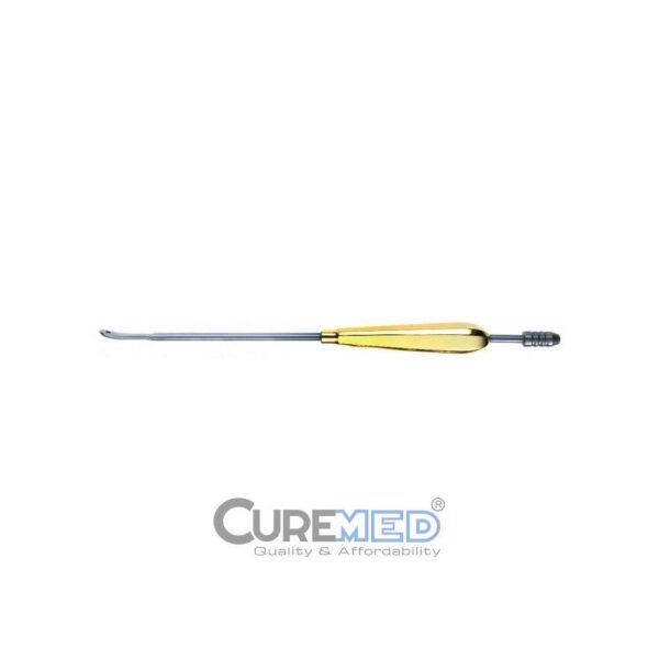 Daniel Endoscopic Forehead Suction Elevator, Quarter Curved, 9-1/4" 23.5 cm