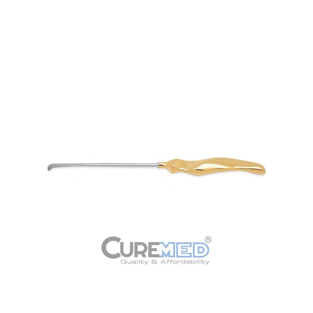 Daniel Endoscopic Forehead Transoraler Dissector, Curved tip, 7mm wide, 23.5cm/9¼” length Daniel Endoscopic Forehead Transoraler Dissector, Curved tip, 7mm wide, 23.5cm/9¼” length