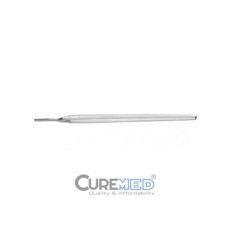 Barron Octagonal Knife Handle, Stainless Steel, 5-1/2" 14 cm, for Bard-Parker blades 10-15. ( Reusable)