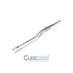 Sheen Cartilage Forceps - Oval Fenestrated Jaw, Bayonet Style