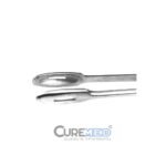 Sheen Cartilage Forceps - Oval Fenestrated Jaw, Bayonet Style