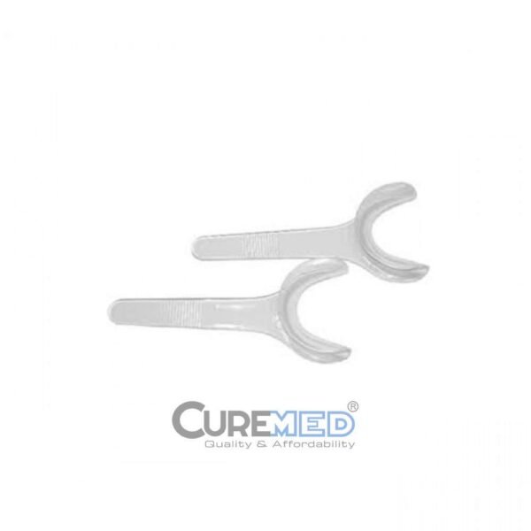 Cheek and Lip Retractors Transparent, Package of 2 Autoclavable (Reusable)