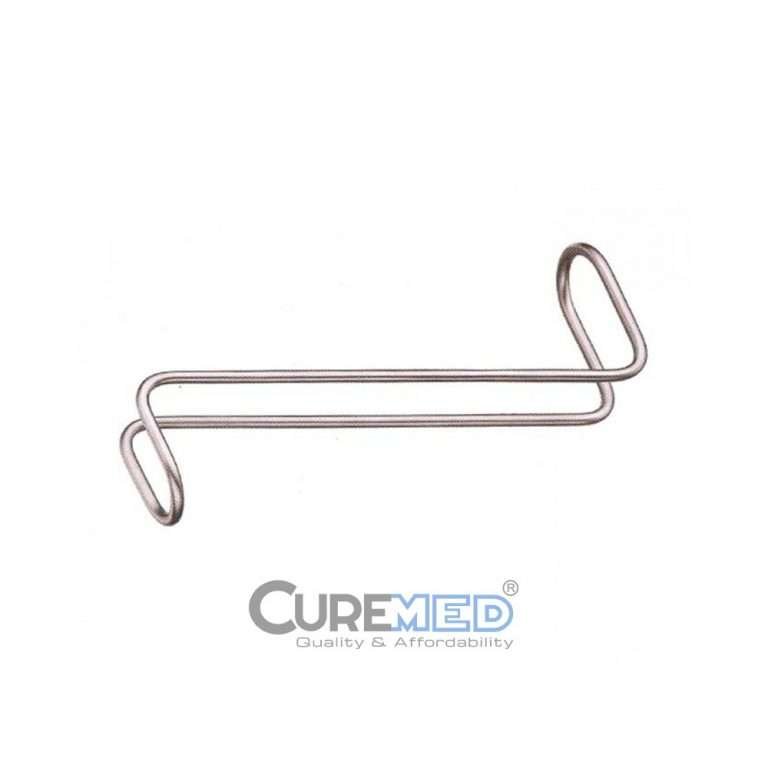 Collin Hartmann S-Shaped Retractor, 16cm, Stainless Steel 52mm X 33mm - 30mm X 21mm