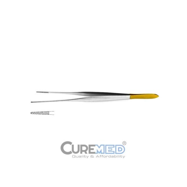 Cushing Thumb Forceps - Delicate Tungsten Carbide Serrated