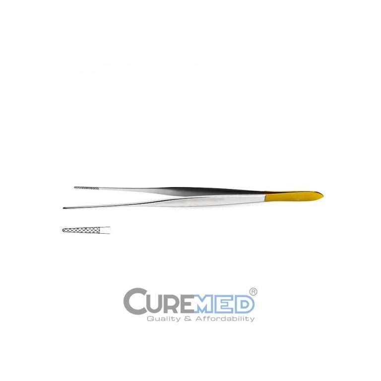 Cushing Thumb Forceps - Delicate Tungsten Carbide Serrated