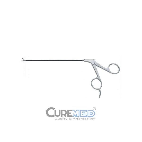 Daniel Endoscopic Forehead Hook Scissors, Straight, Curved Blade, 6" 15 cm