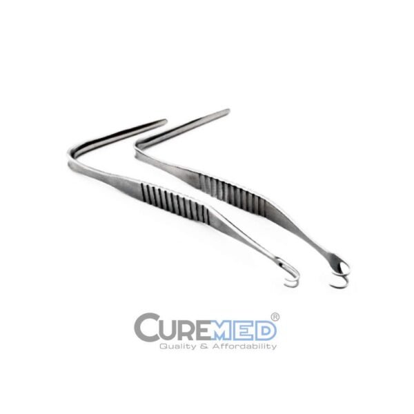 Aufricht Nasal Retractor, 13.5cm, 42X7 mm, Double Ended, Stainless Steel