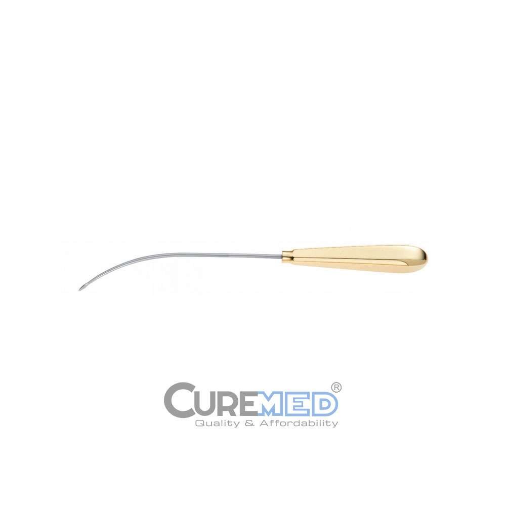 Daniel Endoscopic Forehead Nerve Dissector, Half Curved, 9-1/4" 23.5 cm Daniel Endoscopic Forehead Nerve Dissector, Half Curved, 9-1/4" 23.5 cm