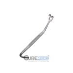 Aufricht Nasal Retractor, 13.5cm, 42X7 mm, Double Ended, Stainless Steel