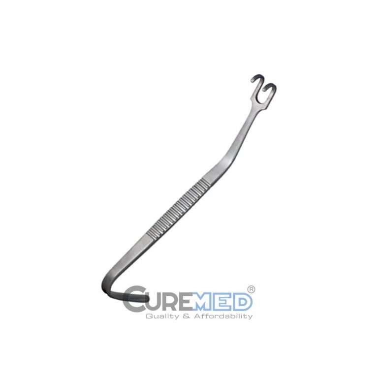Aufricht Nasal Retractor, 13.5cm, 42X7 mm, Double Ended, Stainless Steel