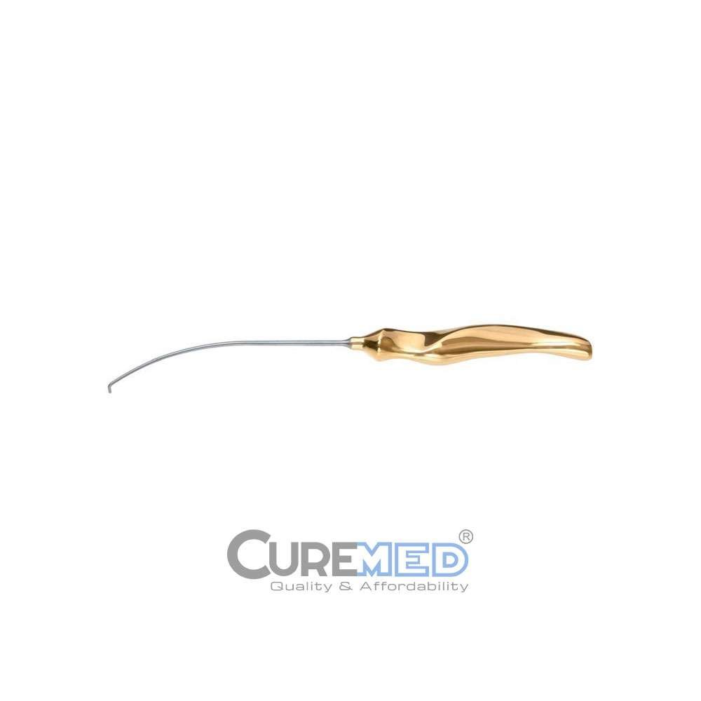 Daniel Endoscopic Forehead Nerve Hook, Curved Left, 9-1/4" 23.5 cm Daniel Endoscopic Forehead Nerve Hook, Curved Left, 9-1/4" 23.5 cm
