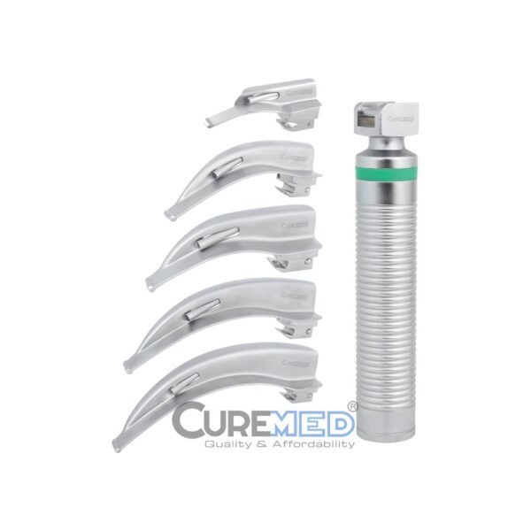 Reusable Fiber Optic Laryngoscope Macintosh (Set of 5 Blades)
