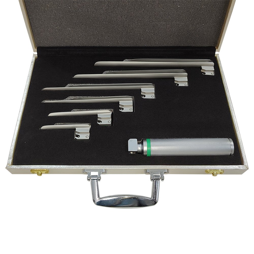 1 (1) Fiber Optic Laryngoscope Miller Set