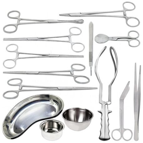 16 Pcs Basic Delivery Set – Gynecology Surgical Instruments