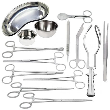 16 Pcs Basic Delivery Set – Gynecology Surgical Instruments
